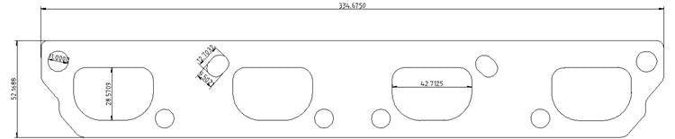 Exhaust flange Mini Cooper R50 R52