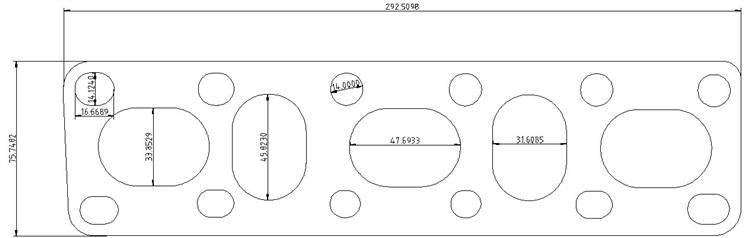 Exhaust flange Nissan 350Z VQ35DE