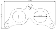 Exhaust flange Toyota Celica MR2 ST