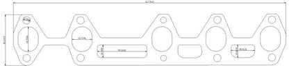 Exhaust flange VW Transporter T5, Touareg 2.5 TDI
