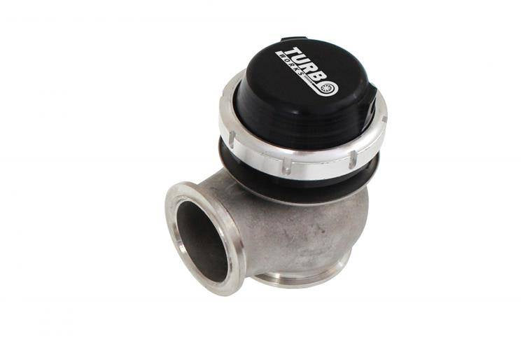 TurboWorks Externes WasteGate 45mm 0,5 Bar V-Band Schwarz