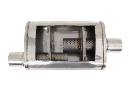 Central Chambered Muffler 63.5mm TurboWorks 304SS 355mm