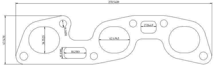 Exhaust flange Nissan RB26