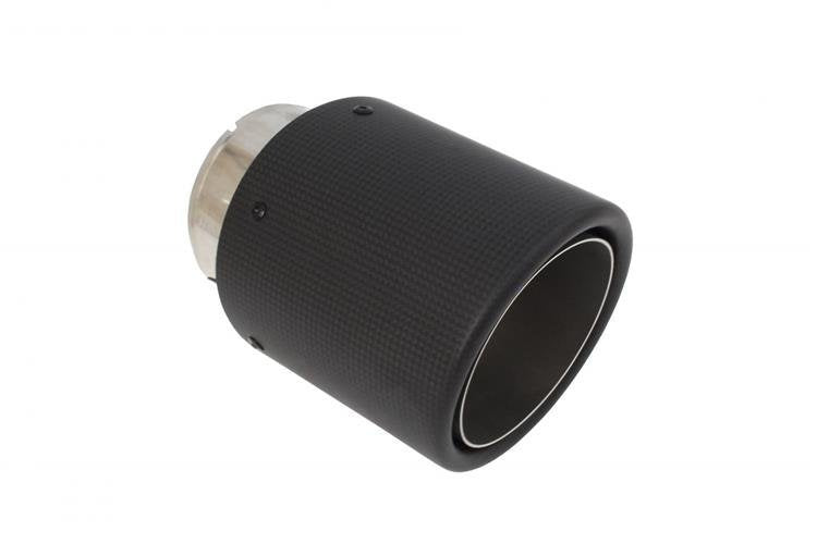 Exhaust Tip 114mm enter 76mm Carbon Matte