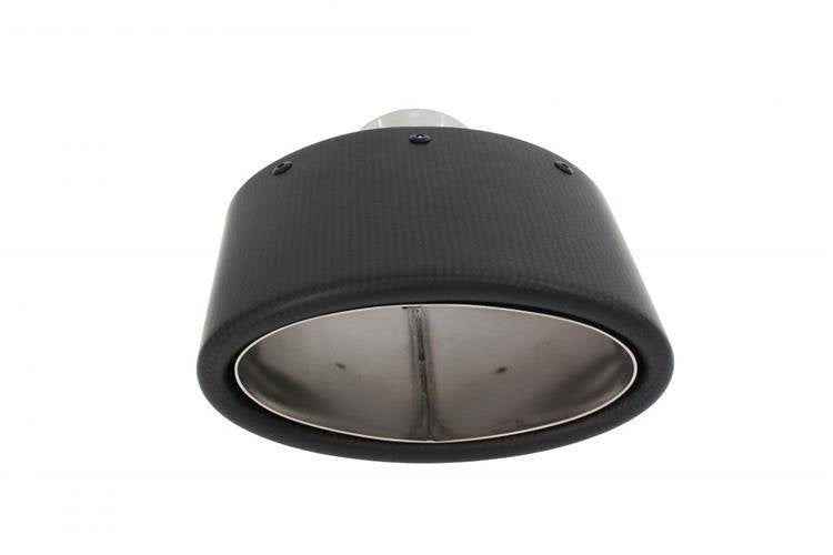 Exhaust Tip 82x152mm wejście 60mm Carbon Matte