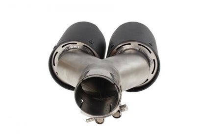 Exhaust Tip 101mmx2 enter 65mm Carbon Matte