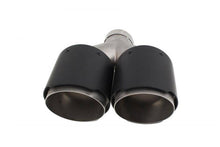 Exhaust Tip 114mmx2 enter 63mm Carbon Matte