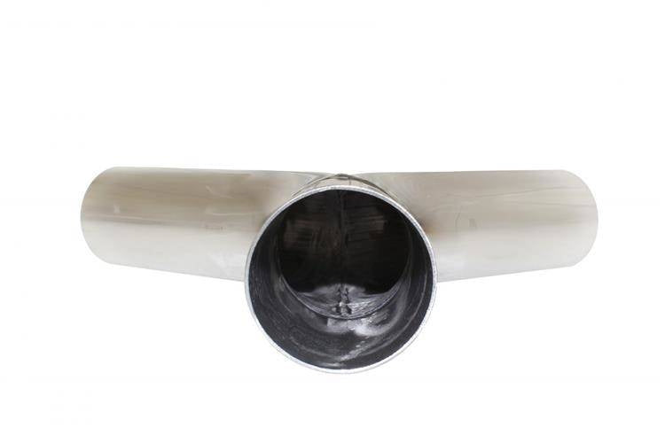 Exhaust tee 120st 63/70mm 304SS
