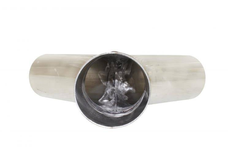 Exhaust tee 90st 76/76mm 304SS