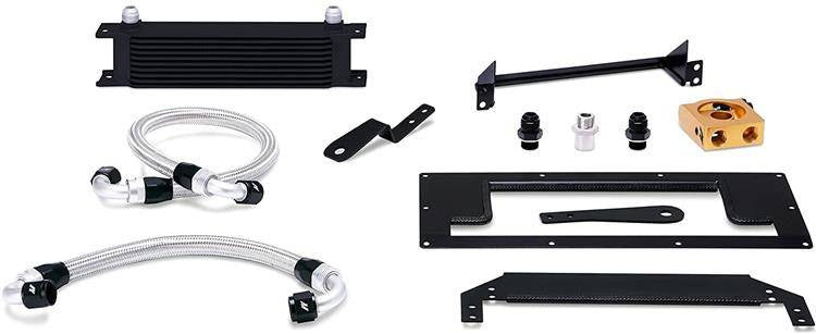 Mishimoto Ölkühler-Kit Mazda Miata Thermostatgesteuert 1999-2005 Schwarz