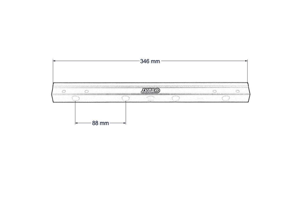 Kraftstoffschiene VW 1.8T 20V Schwarz