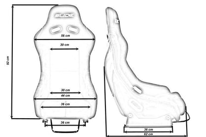Rennsitz SLIDE RS Carbon Schwarz L