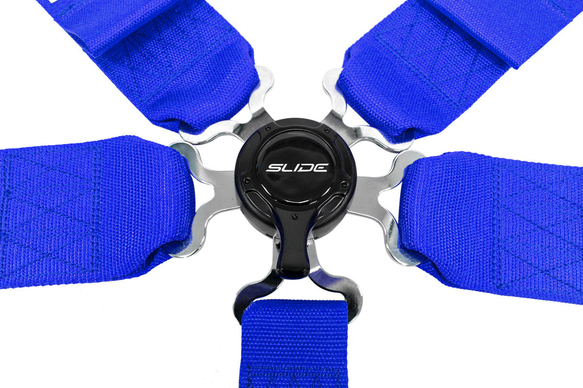 Renn-Sicherheitsgurte Slide Quick 5p 3" Blau Zulassung SFI