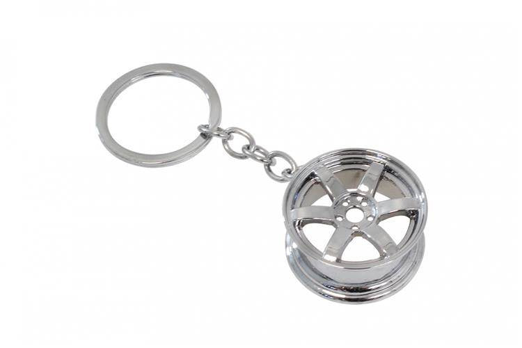 Schlüsselanhänger Felge JR3 TE37 Silber