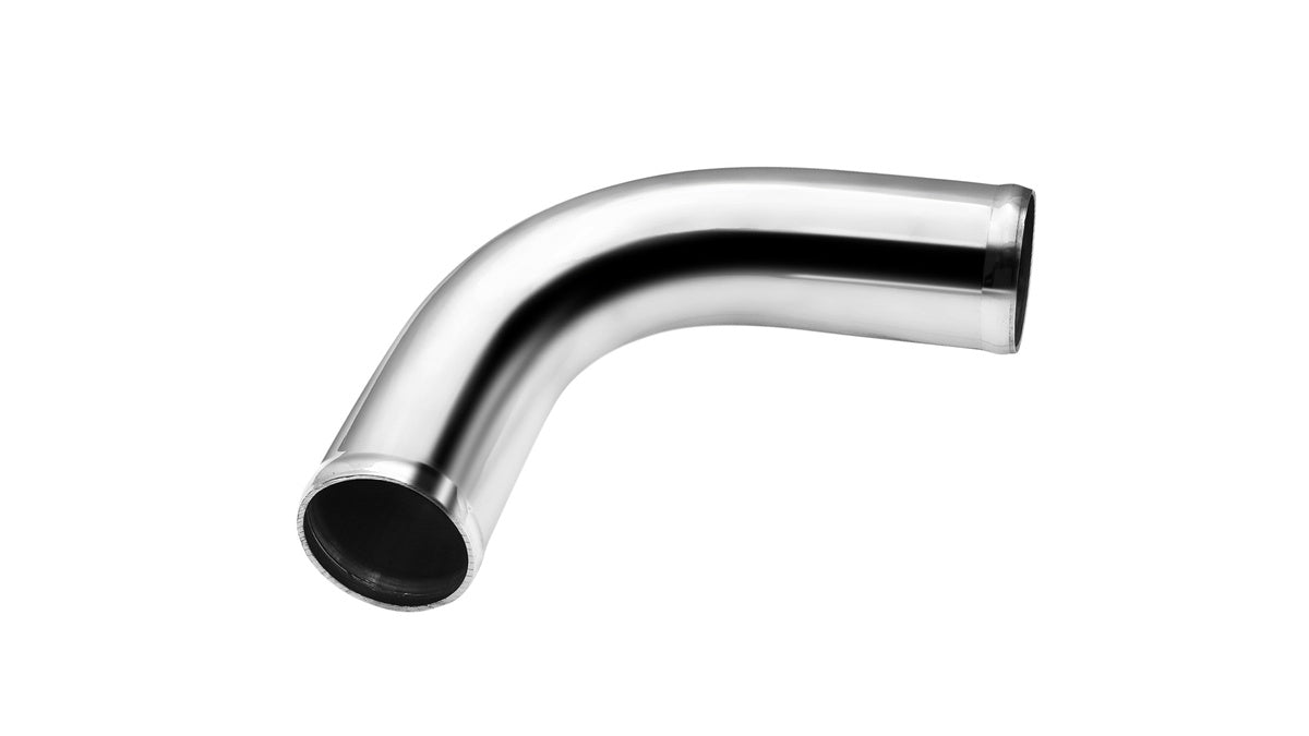 Aluminium pipe 90deg 45mm 30cm