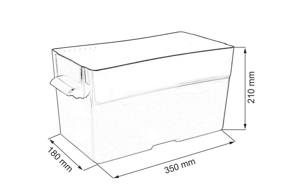 12V Battery Box Soft 350x180x210