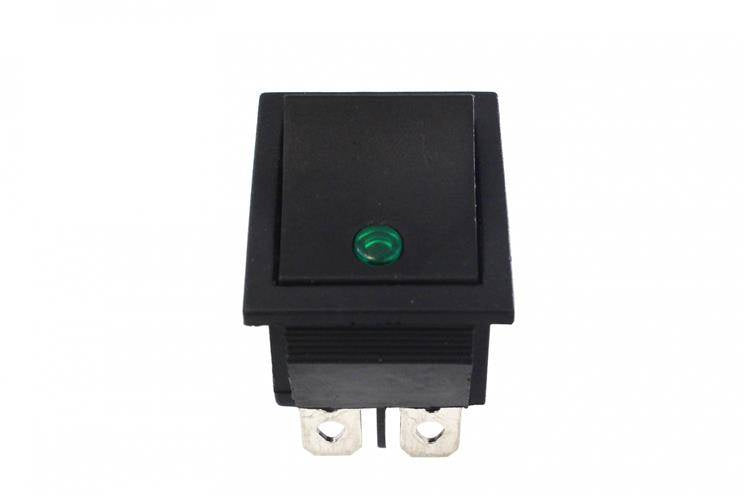 Rocker switch led 4 PIN Green