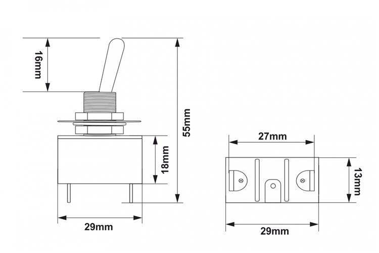 Switch Toggle Classic 2PIN