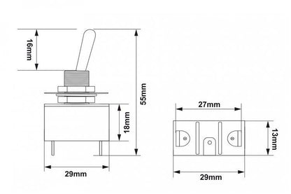 Switch Toggle Classic 2PIN