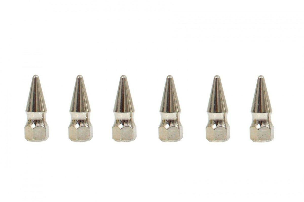 Universal spike screws 6mm JDM Silver