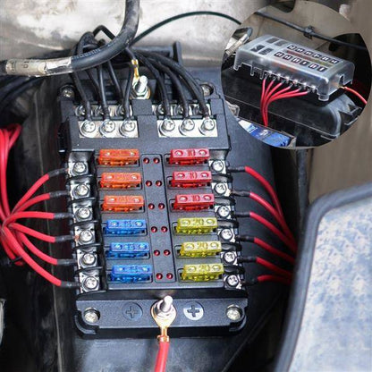 Fuse box 12 obw + ground