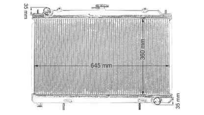 TurboWorks Racing radiator Nissan 200SX S14 40mm