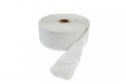 Epman Auspuff-Hitzeschutzband 50mm x 1mm 10m Weiß + Befestigungsbänder