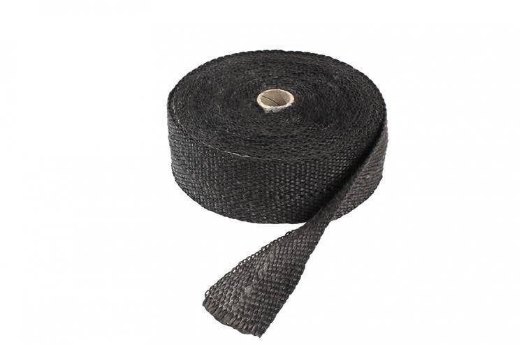 TurboWorks Auspuff-Hitzeschutzband 50mm x 2mm 10m Schwarz