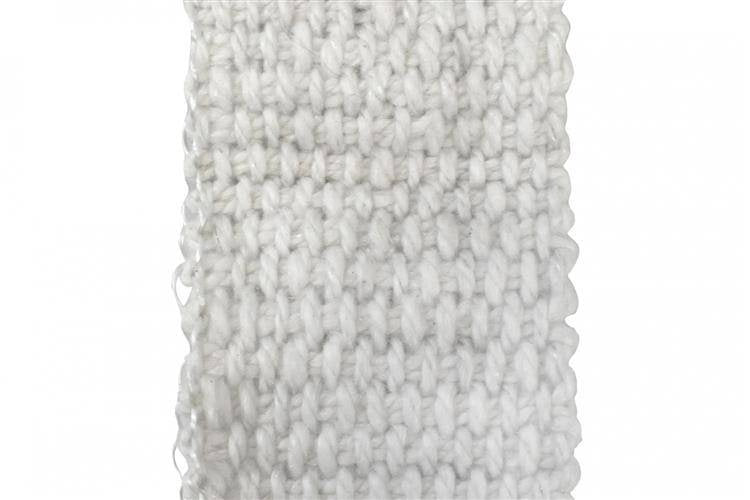 TurboWorks Auspuff-Hitzeschutzband 50mm x 2mm 10m Weiß Keramik