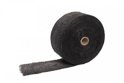 TurboWorks Auspuff-Hitzeschutzband 50mm x 2mm 15m Schwarz