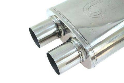 Mittelschalldämpfer 57mm TurboWorks LT 409SS 355mm