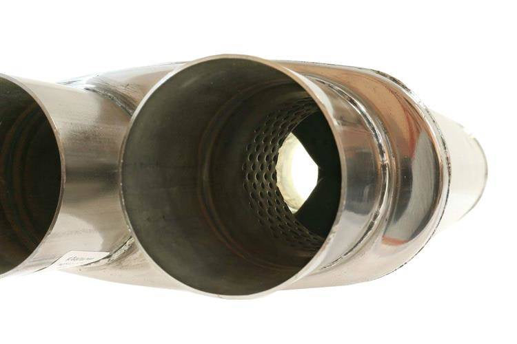 Mittelschalldämpfer 76mm TurboWorks LT 409SS 355mm