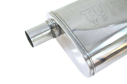 Mittelschalldämpfer 57mm TurboWorks LT 409SS 355mm