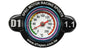 D1Spec Radiator cap with thermometer 28mm 1.1 Bar Black