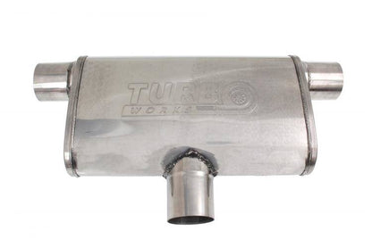 Mittlerer Endschalldämpfer hinten 63,5mm TurboWorks LT 304SS 355mm
