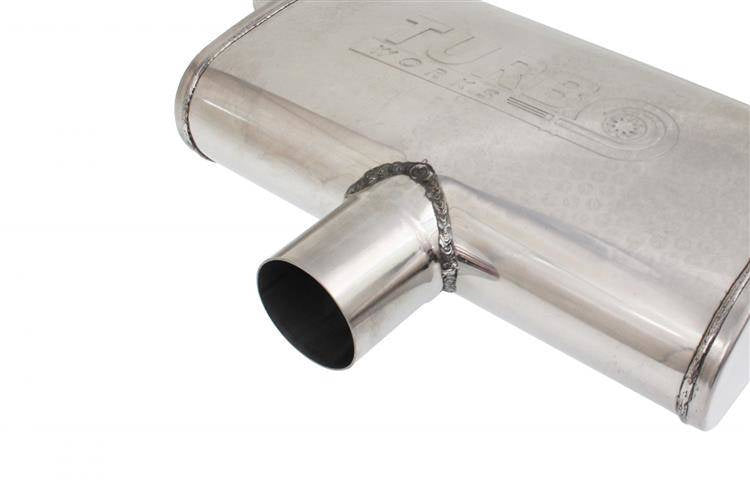Mittlerer Endschalldämpfer hinten 63,5mm TurboWorks LT 304SS 355mm