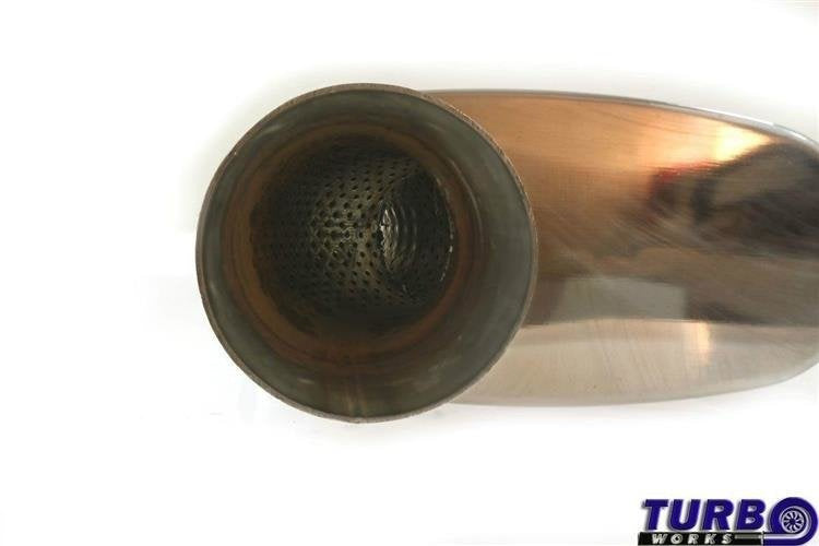 Mittlerer Endschalldämpfer hinten 63,5mm TurboWorks LT 304SS 355mm
