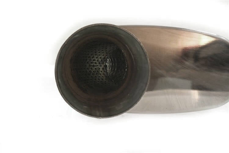 Heck-Mittelschalldämpfer 76mm TurboWorks LT 409SS 355mm