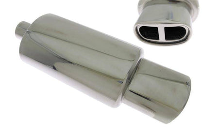 Endschalldämpfer TurboWorks 80x145mm, Eingang 63,5mm