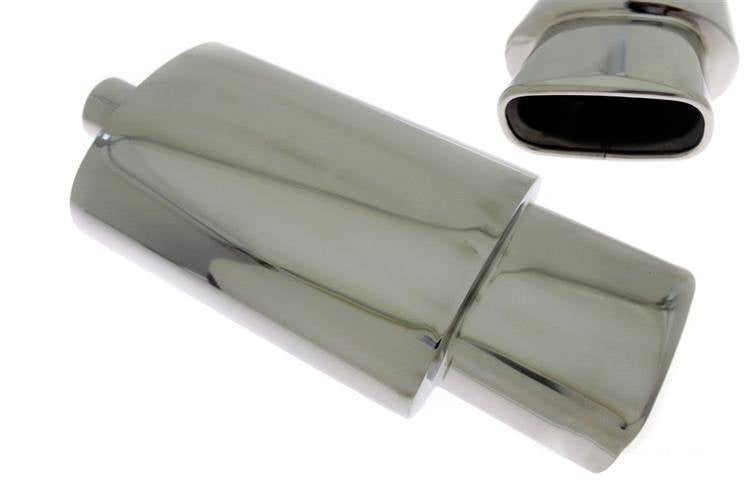 Endschalldämpfer TurboWorks 90x170mm, Eingang 63,5mm