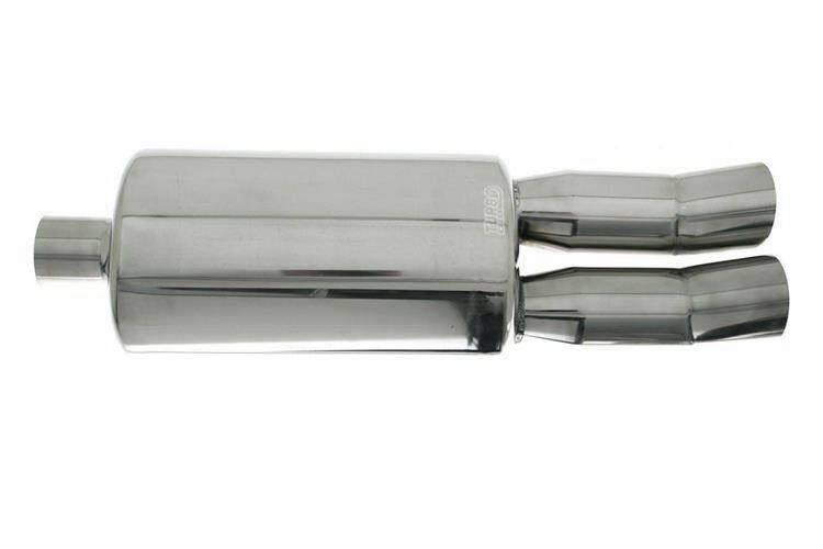 Endschalldämpfer TurboWorks 2x76mm, Eingang 63,5mm