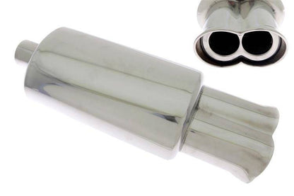 Endschalldämpfer TurboWorks 95x155mm, Eingang 63,5mm
