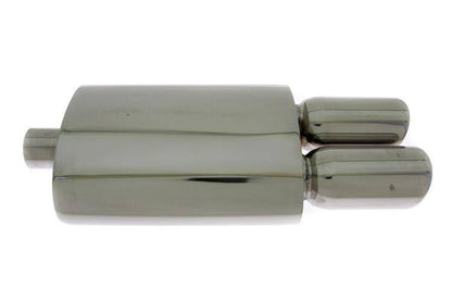 Rear Muffler TurboWorks 2x90mm inlet 63,5mm