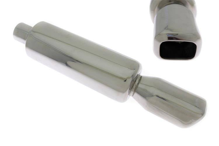Endschalldämpfer TurboWorks 76x87mm, Anschluss 57mm
