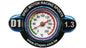 D1Spec Radiator cap with thermometer 28mm 1.3 Bar Blue