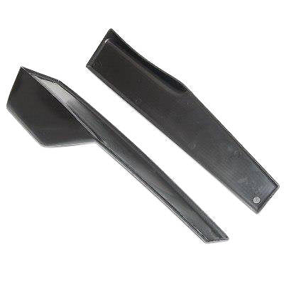 Universelle schwarze Seitenschweller Rocker Splitter Winglet Wings Canard Diffusor Typ 2