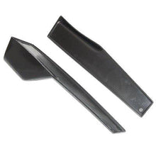 Universelle schwarze Seitenschweller Rocker Splitter Winglet Wings Canard Diffusor Typ 2