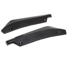 Universeller Heckstoßfänger-Lippen-Splitter Diffusor Frontspoiler Canard Deflektor Schwarz