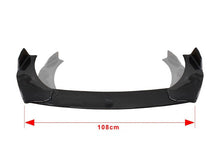 Universal front bumper splitter 3cz. Carbon Look