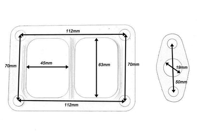 TurboWorks Turbo gasket Holset HX50